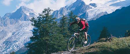freeriding in Chamonix