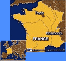 map of france